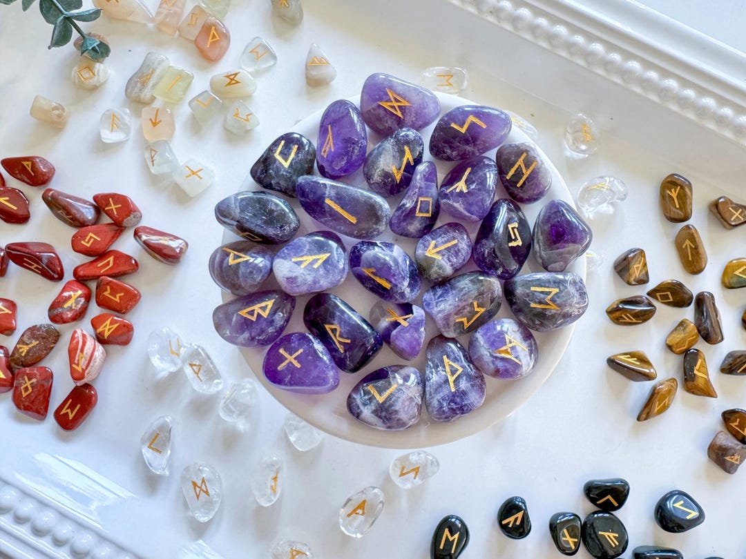 Crystal Rune Set - Etsy