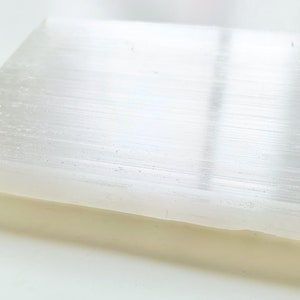 Selenite Rectangle Charging Plate