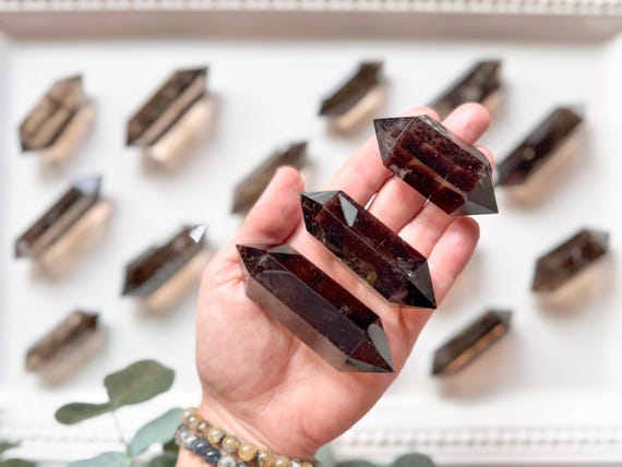 Smoky Quartz Double Terminated Point - image 4