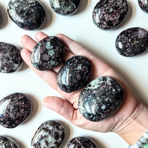 Eudialyte Palm Stone
