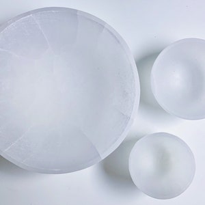 Selenite Round Bowl