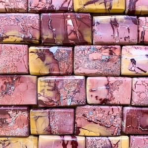 Mookaite Jasper Palm Stone || Tile