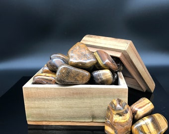 Tiger Eye Tumbled Stone