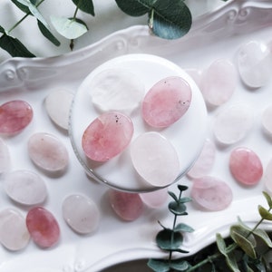 Rose Quartz Mini Worry Stone