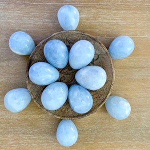 Blue Calcite Egg
