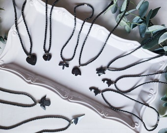 Hematite Beaded Necklace