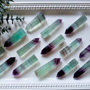 Watermelon Fluorite Tower