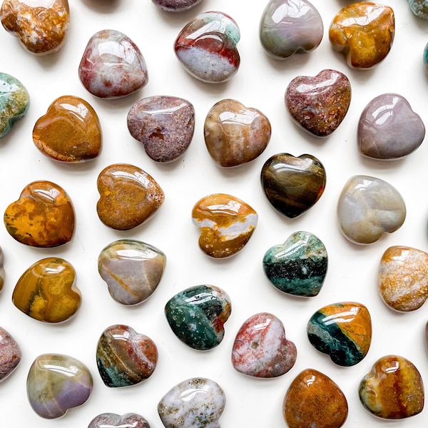 Ocean Jasper Heart