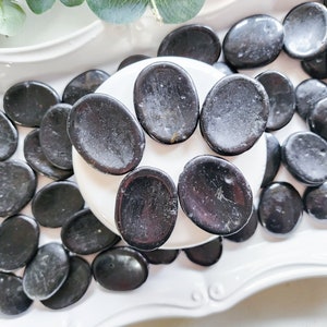 Black Tourmaline Mini Worry Stone