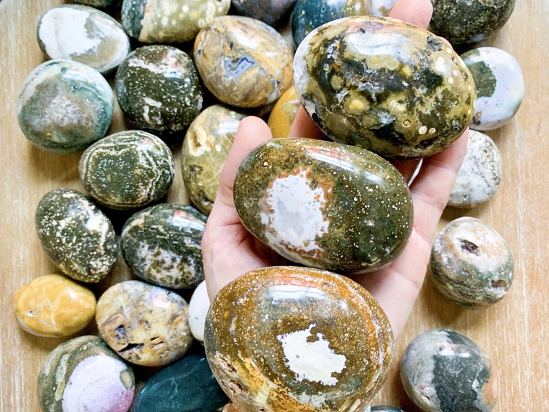 Ocean Jasper Palm Stone