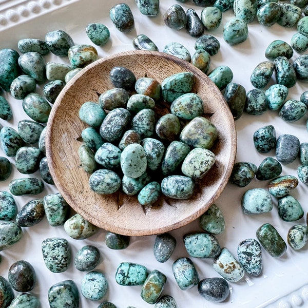 Chrysocolla Tumbled Stone || China