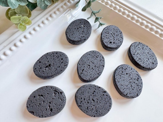 Lava Rock Flat Palm Stone