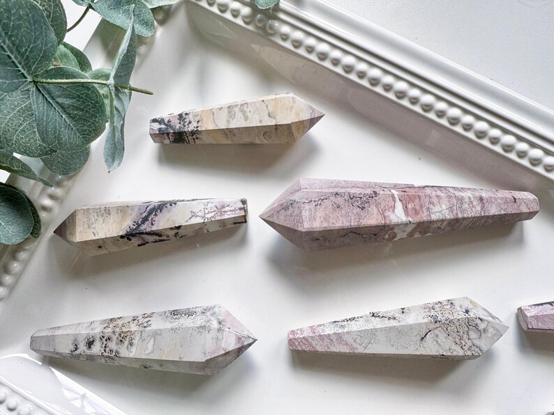 Picture Jasper Cut Base Wand - Etsy