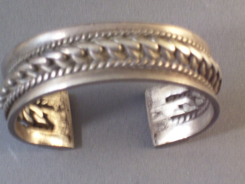Antique Silver Bedouin Cuff Bracelet