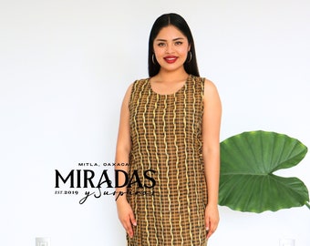 Mexican dress loom. Traditional dress. Handmade dress. Comfortable dress