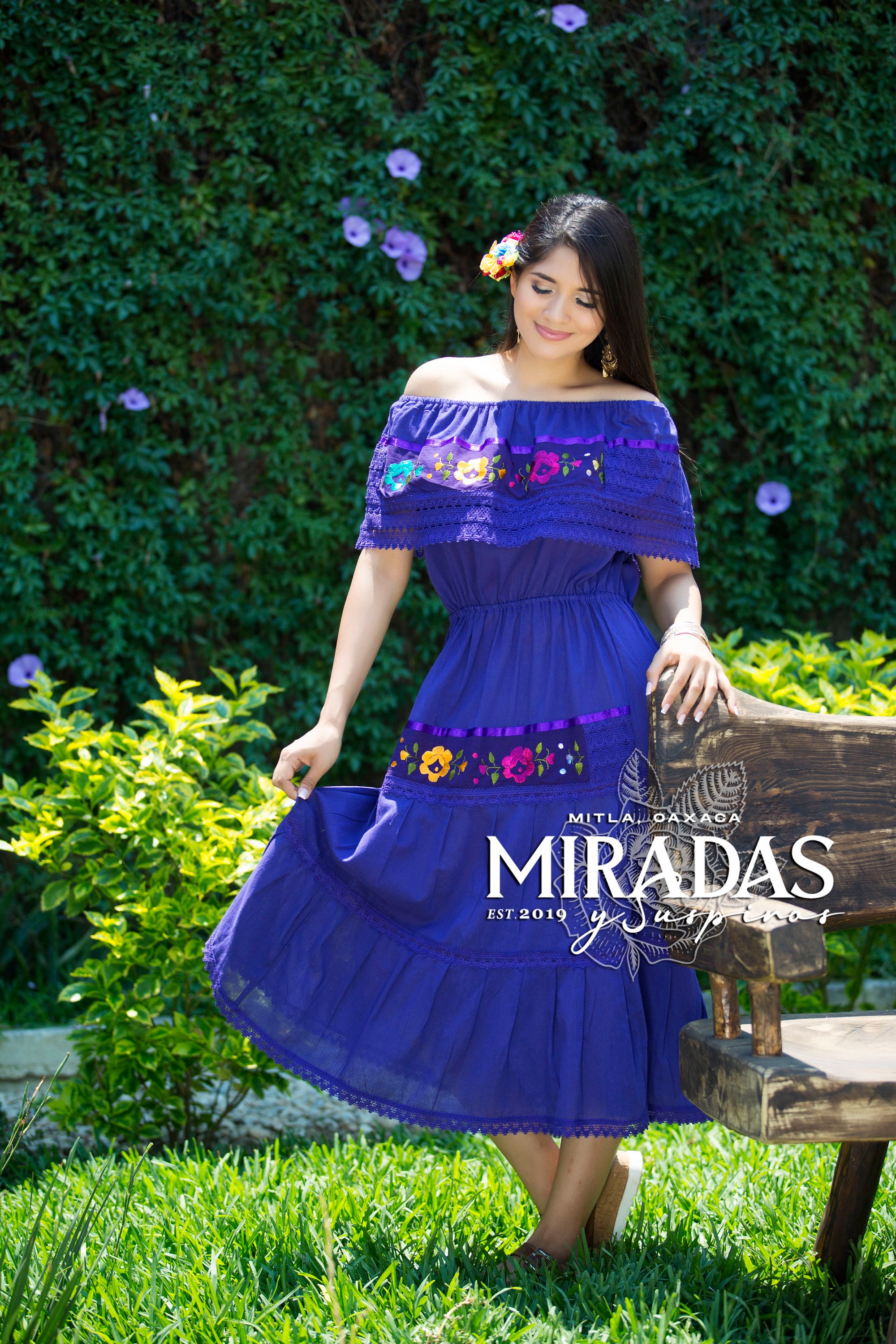 Mexican Dress, Beautiful Mexican Dress, Typical Peasant Dress, Mexican ...