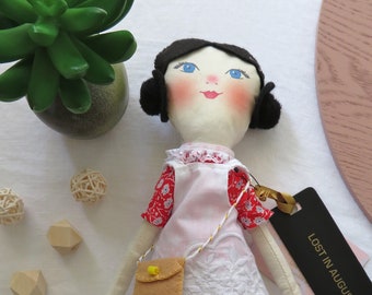 Madison doll, rag doll, cloth doll, art doll