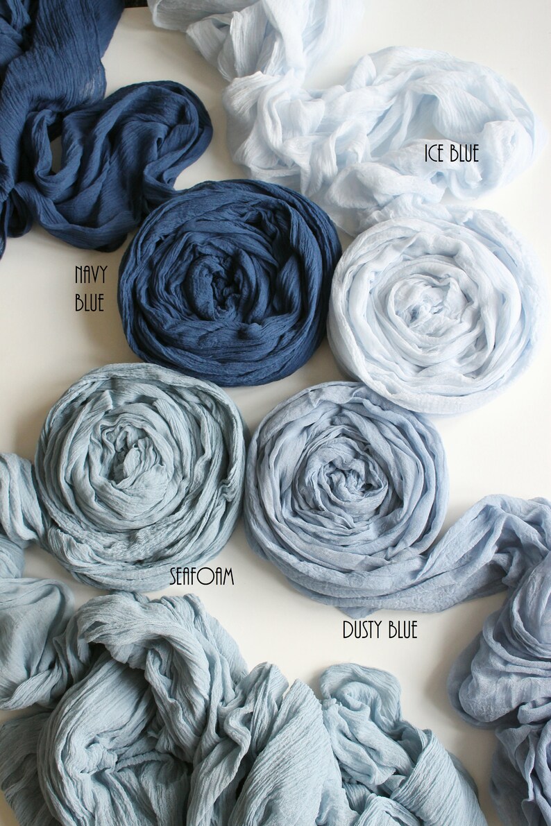 Navy Blue Gauze Runner Dark Blue Table Runner Styled Etsy