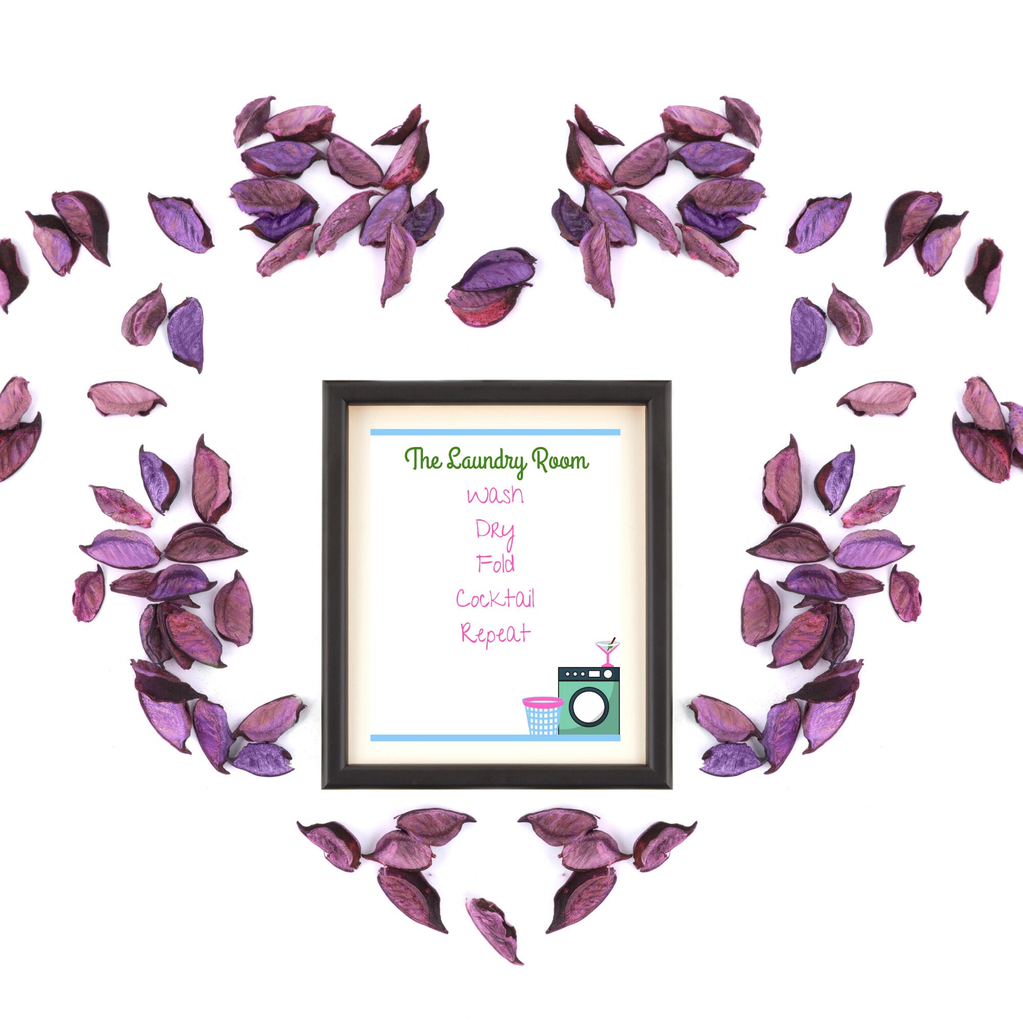 Decoración de la lavandería impresión de arte 8x10 pulgadas | Etsy