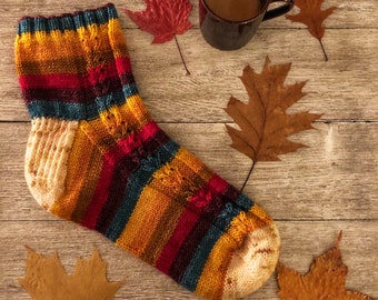 AUTUMBLE Sock Pattern  - Digital Pattern