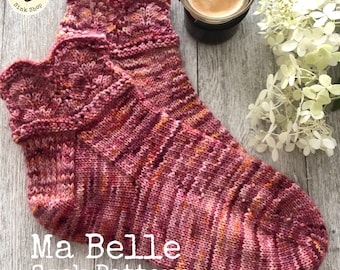 MA BELLE  Sock Pattern  - Digital Pattern