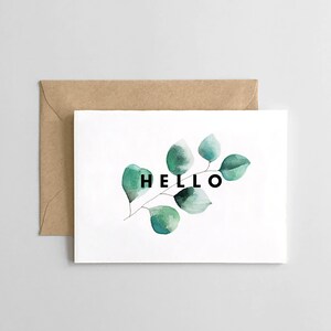 Hello Watercolor Vines