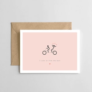 I Like It From The Back: Funny Love Card