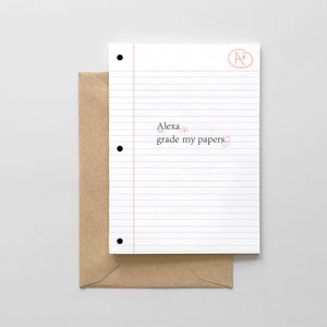 Alexa Grade My Papers - Teacher Appreciation