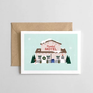 Carte de Noël Rosebud Motel