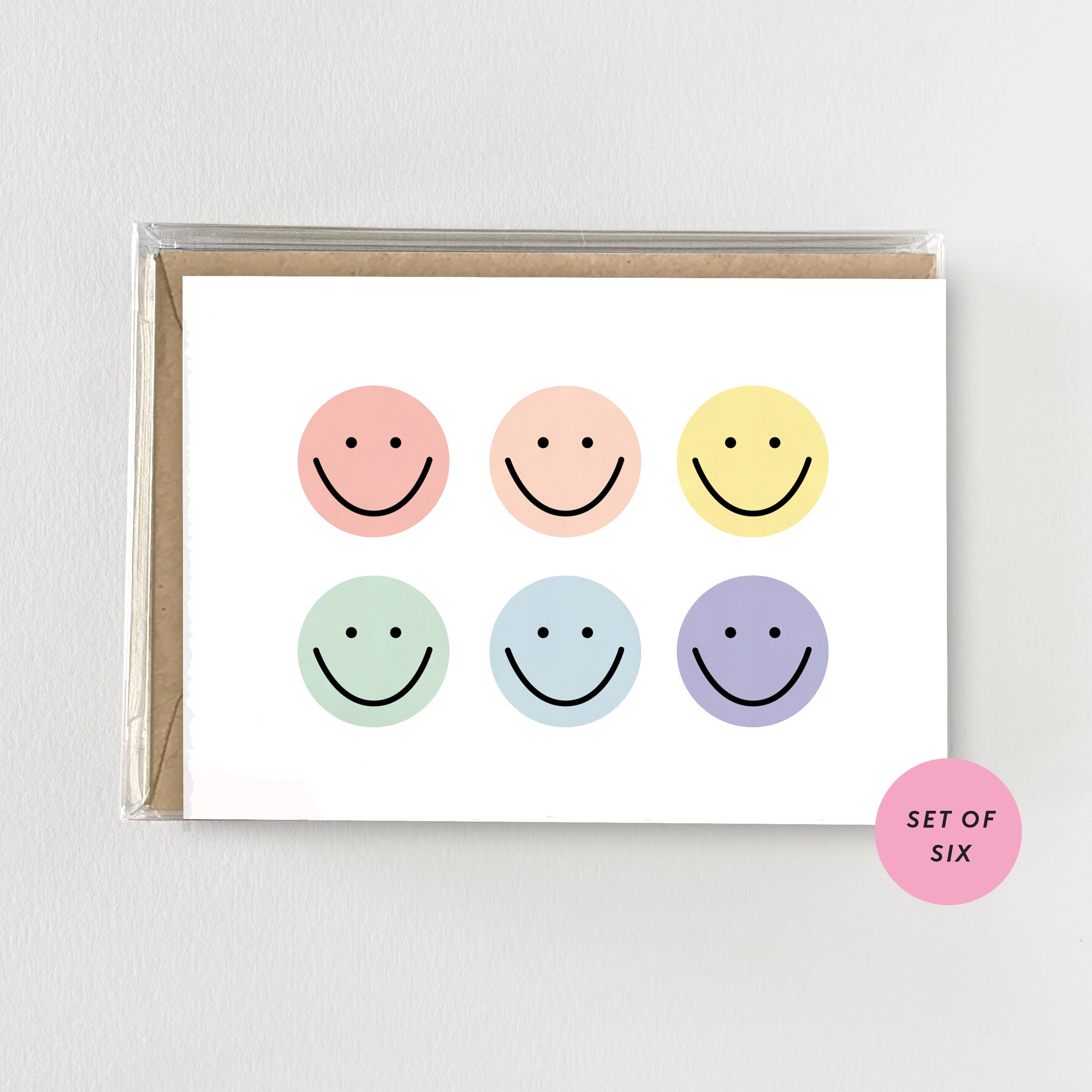 Smiley Face - Mini Boxed Set of 6 Cards - Etsy