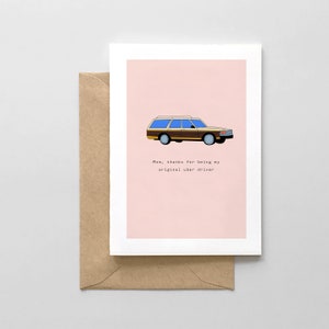 Original Uber Driver - Mother's Day Card