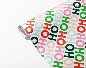 Ho Ho Ho Holiday Gift Wrap -  Set of 5 Sheets