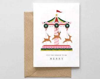 Tis The Season to be Merry - Holiday Card