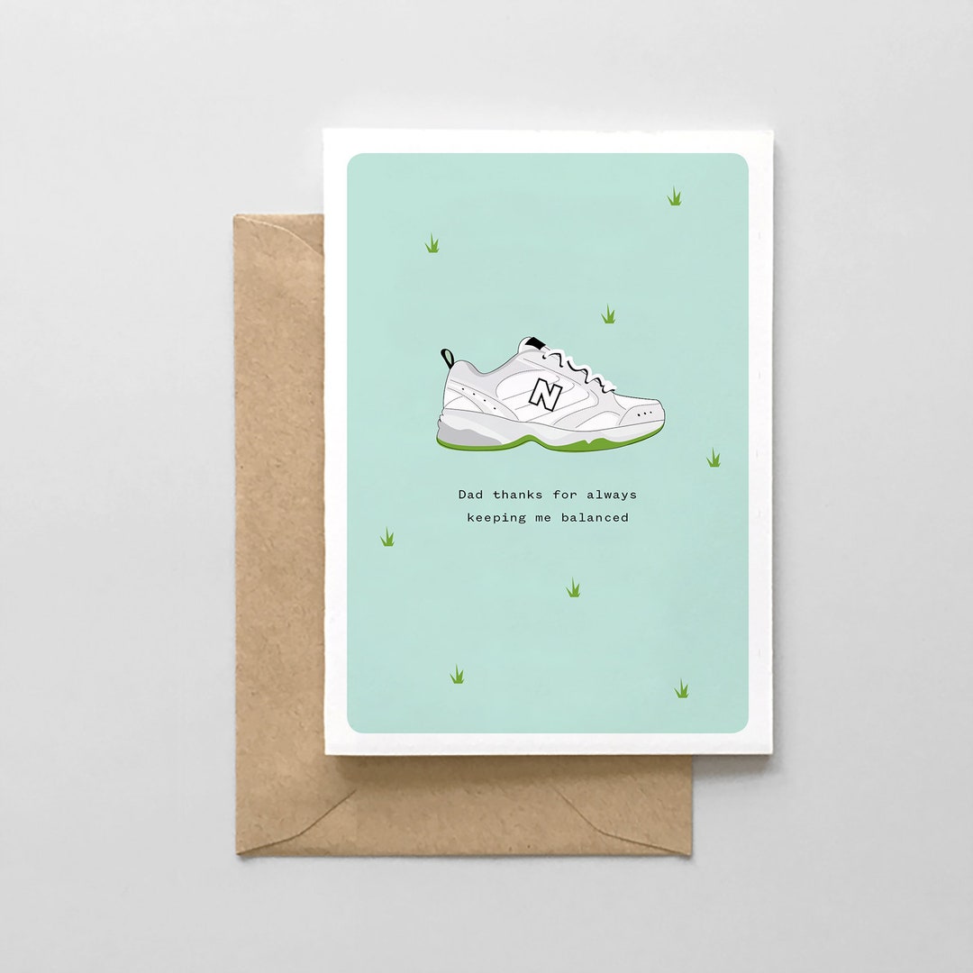 Funny Dad Card Father's Day Card Steak Dad Sneakers - Etsy