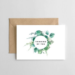 Thinking of you - Watercolor Vines