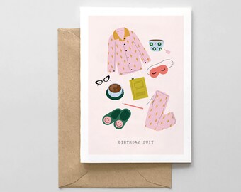 Birthday Suit - Birthday Card