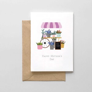 Happy Mother's Day Flower Cart
