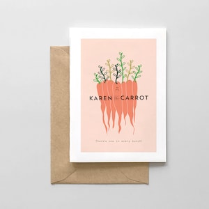 Karen the Carrot - Funny Easter Card
