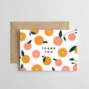 Oranges - Mini coffret de 6 cartes