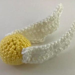Crochet PATTERN: Golden Snitch Inspired