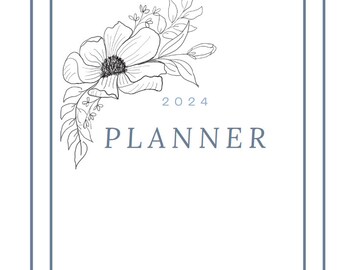 2024 Printable Planner - Mom Planner - Homemaker Planner - Home Management Planner - Christian Yearly Planner - Home Organization Planner