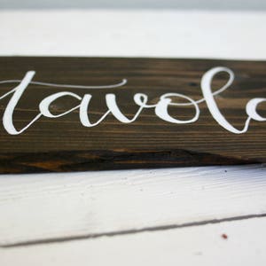 Tutti a Tavola a Mangiare Reclaimed Wood Sign Italian Kitchen Sign Dining Room Sign Eat Sign Rustic Sign Mangia Sign image 5