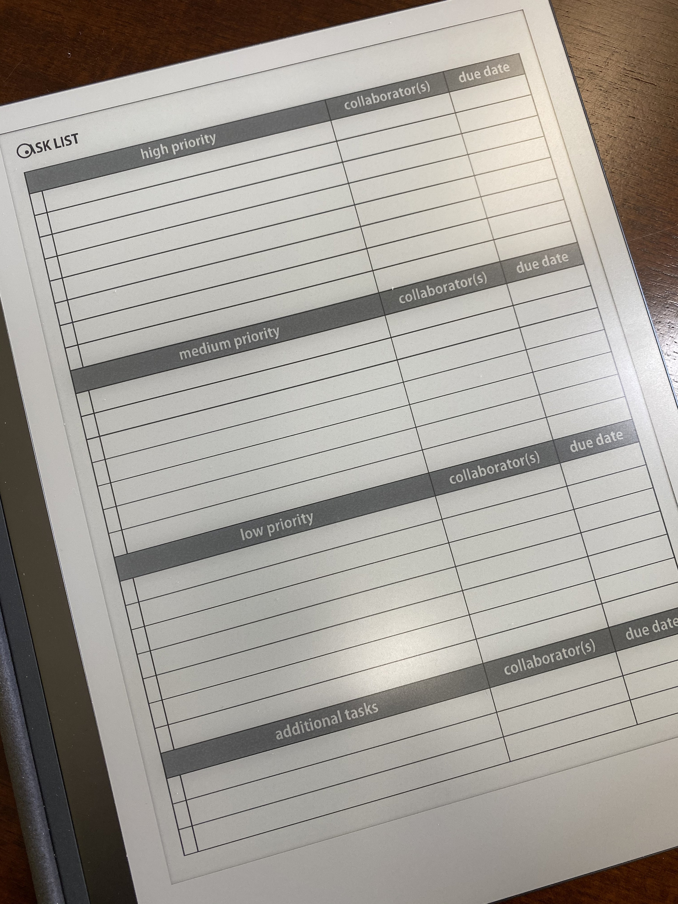 Remarkable Template: Priority Task List PDF PNG SVG Etsy Remarkable Template: Priority Task List PDF PNG SVG Etsy