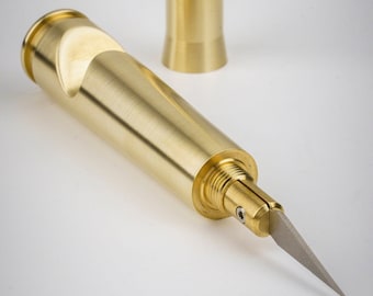 Bullet Bottle Opener with Cutter Knife 50 Caliber, Made from Solid Brass, Ideal gift for him, Ideal Military gift for him