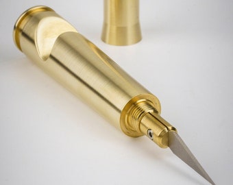 Bullet Bottle Opener with Cutter Knife 50 Caliber, Made from Solid Brass, Ideal gift for him, Ideal Military gift for him