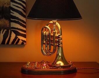 Steampunk Table Trumpet Lamp "Apollo"