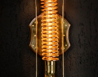 Steampunk Wall Lamp "Wasp" (this is a pre-order for manufacturing)