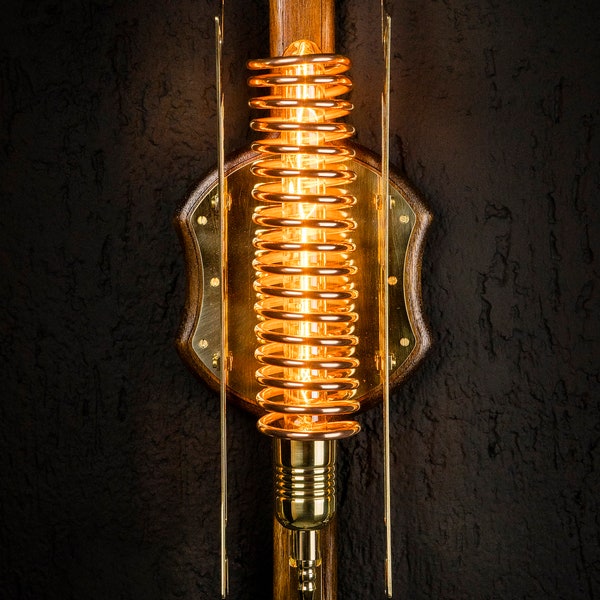 Steampunk Wall Lamp "Wasp" (this is a pre-order for manufacturing)