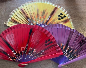 SUNSET SPANISH HANDFAN