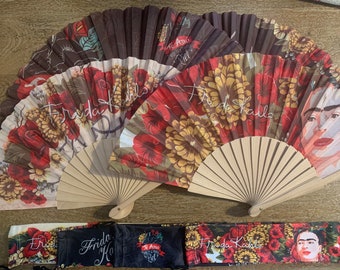Kahlo Spanish hand fan